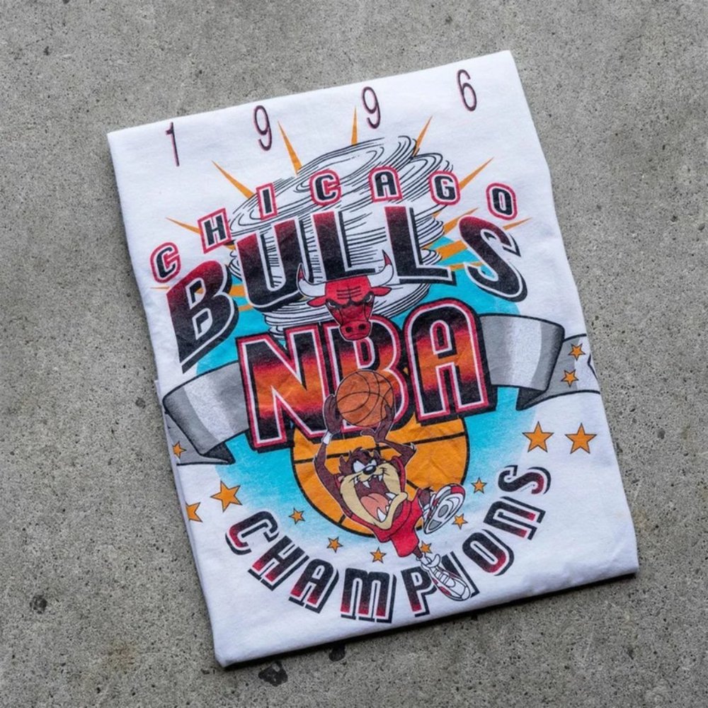 Vintage 1996 NBA Chicago Bulls Champions Shirt, Graphic Tee, Unisex T-Shirt Swea
